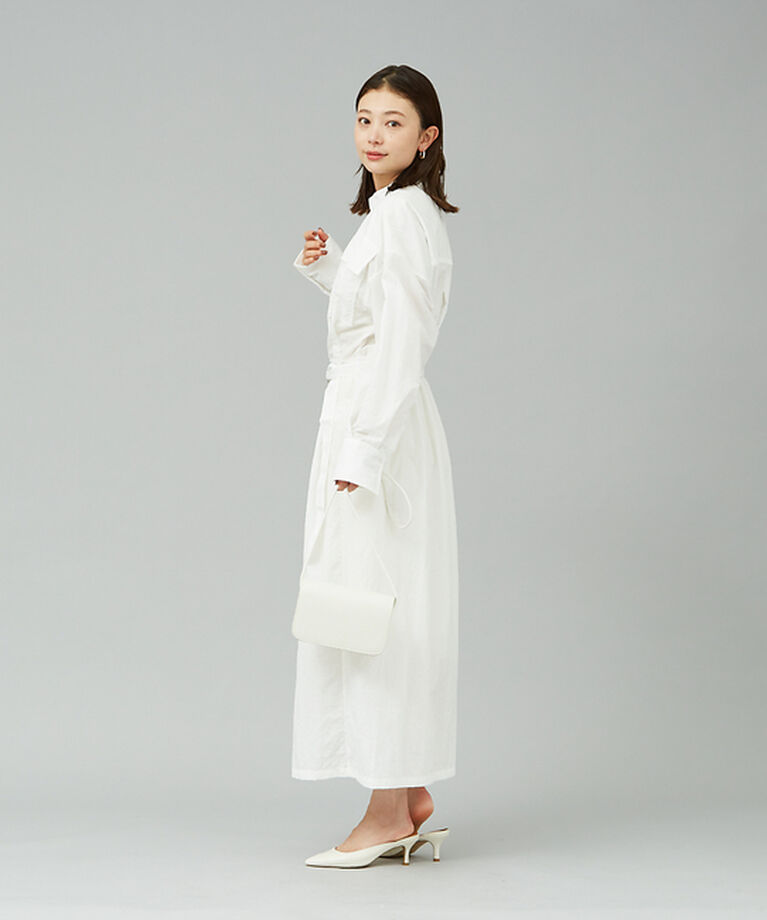 Rouge vif「ウエストマークシャツワンピース」|ワンピース|