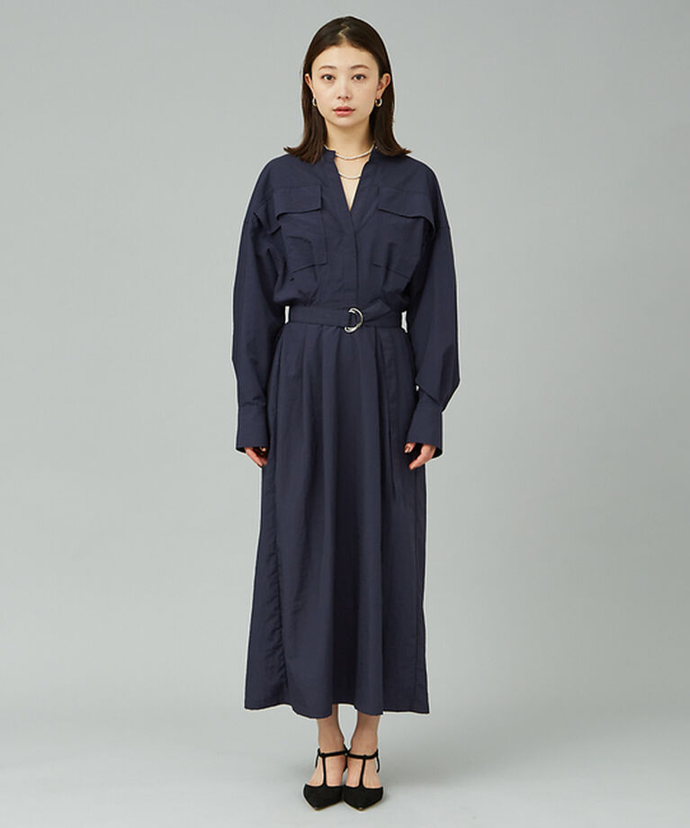 Rouge vif「ウエストマークシャツワンピース」|ワンピース|