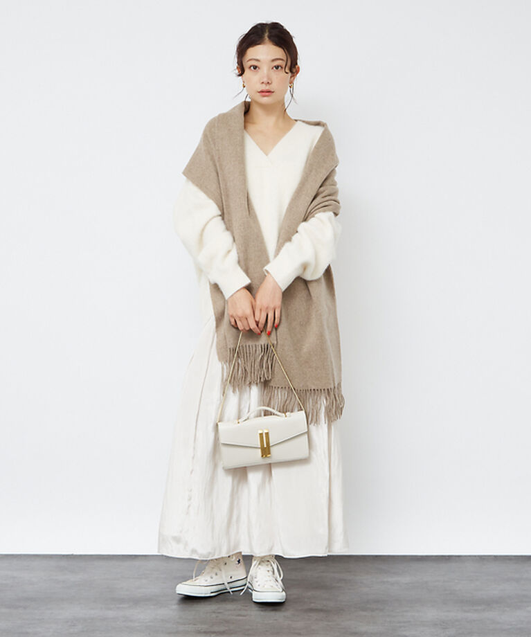 Rouge vif「グロスデシンゴムギャザースカート」|スカート|