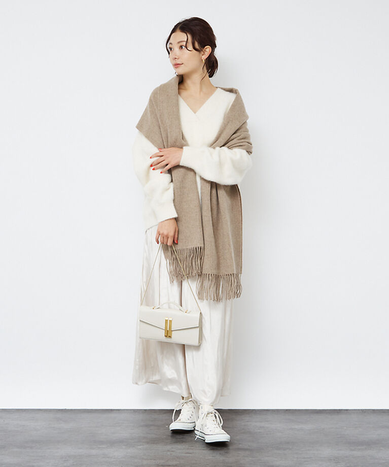 Rouge vif「グロスデシンゴムギャザースカート」|スカート|