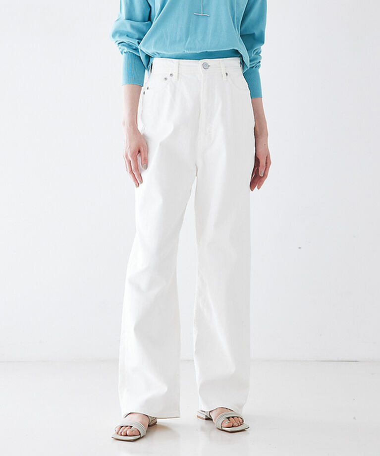 qualite「【YANUK】ルーズストレートデニムパンツ JOAN」|デニム|