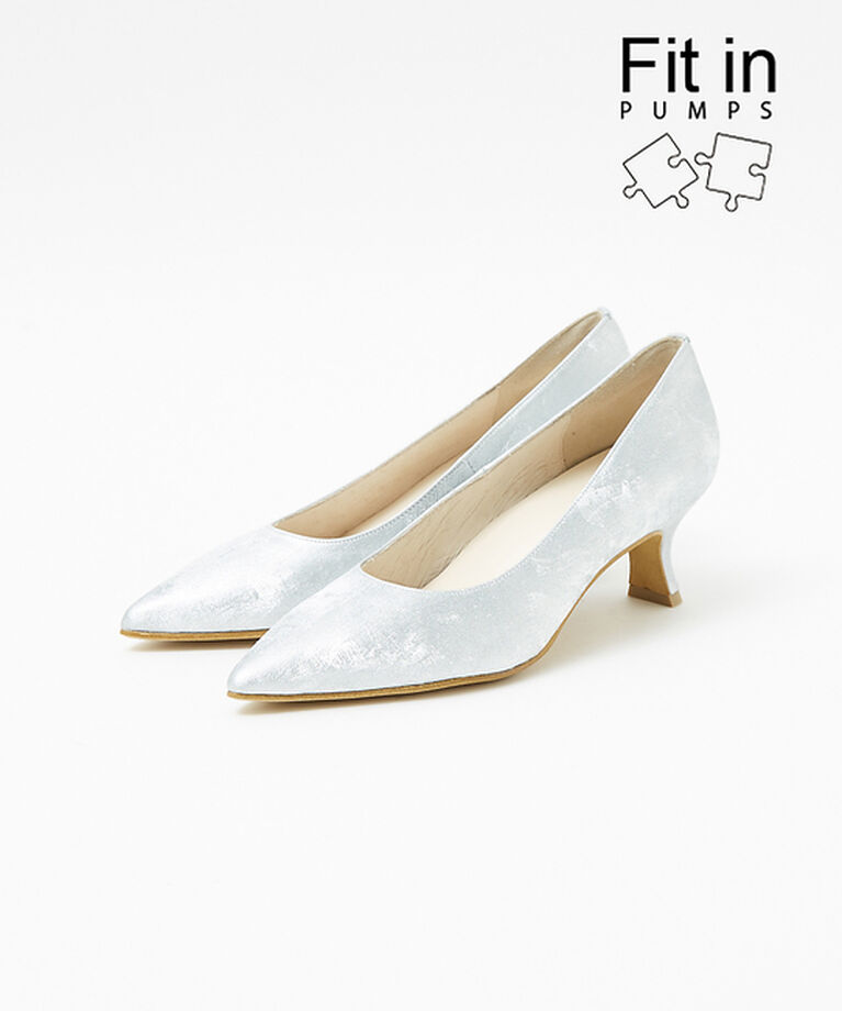 AU BANNISTER「【Fit in PUMPS】プレーンパンプス」|パンプス|シルバー