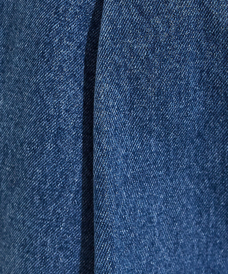 NOMINE「タック ボリューム デニムパンツ」|デニム|