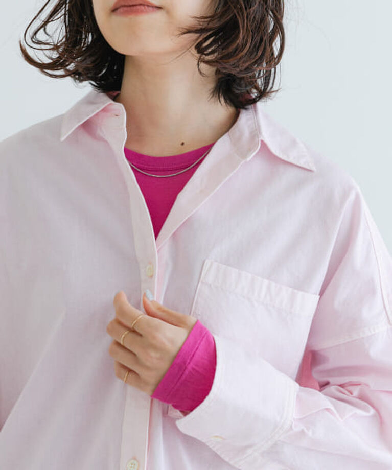 URBAN RESEARCH「UR 『MADE IN JAPAN』強撚シアーカットソー」|Tシャツ・カットソー|PINK