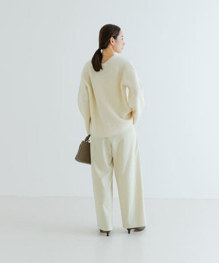 URBAN RESEARCH「UR HAMILTON WOOL 畦Vネックニット」|ニット・セーター|