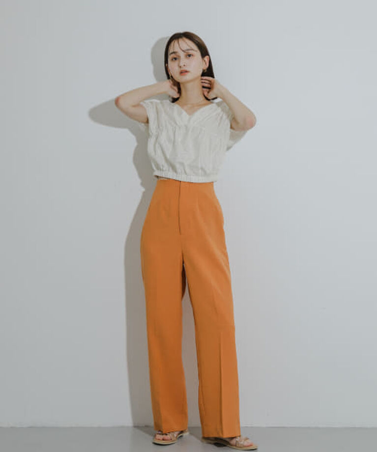 SENSE OF PLACE by URBAN RESEARCH「SENSE OF PLACE 『5サイズ展開』『UR TECH DRYLUXE』リネンライクワイドパンツ」|その他|