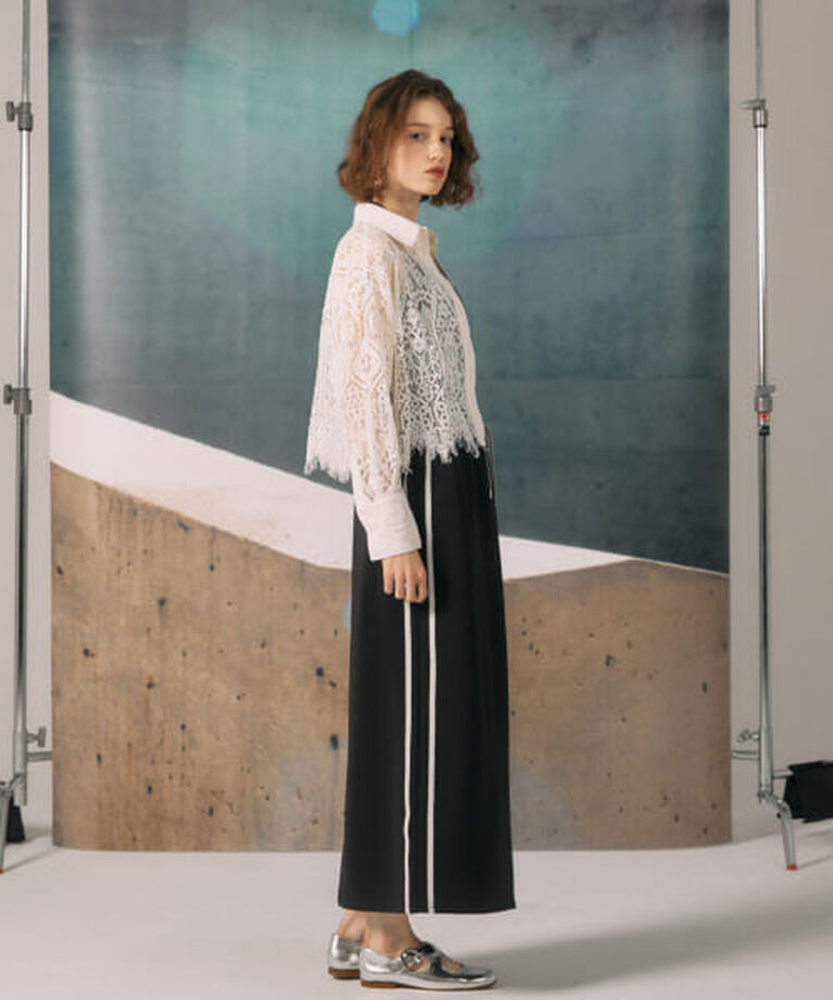 SENSE OF PLACE by URBAN RESEARCH「SENSE OF PLACE ラメラインスカート」|スカート|