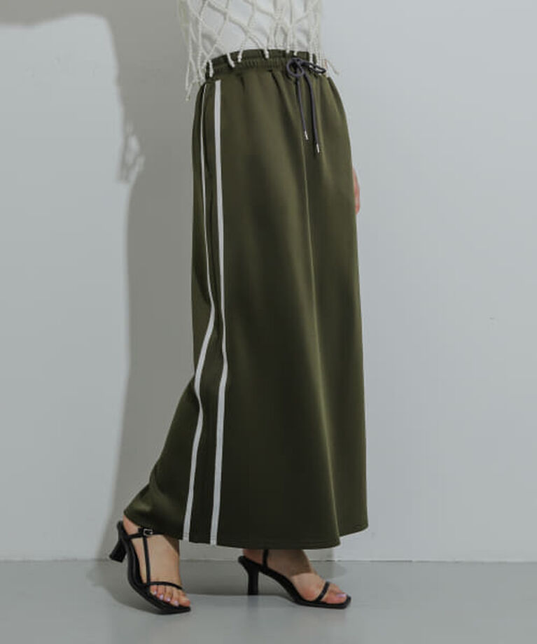 SENSE OF PLACE by URBAN RESEARCH「SENSE OF PLACE ラメラインスカート」|スカート|KHAKI