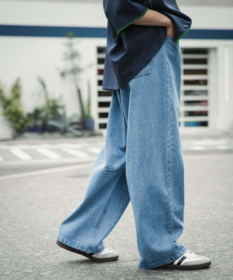 SENSE OF PLACE by URBAN RESEARCH「SENSE OF PLACE カーブデニムパンツ」|デニム|