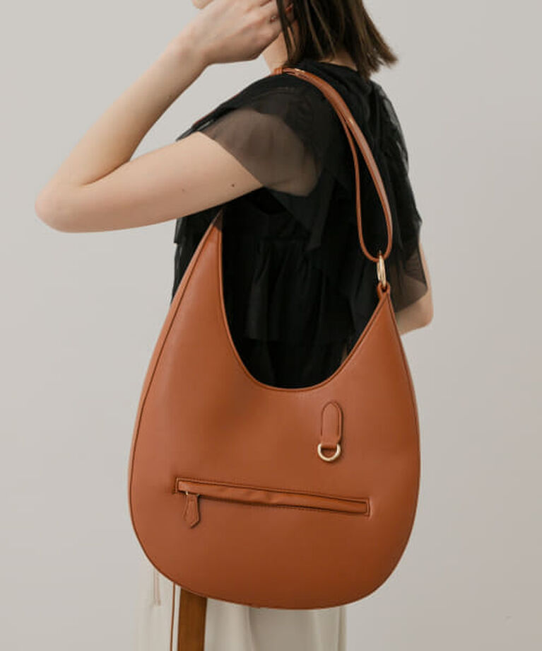 SENSE OF PLACE by URBAN RESEARCH「SENSE OF PLACE ワンハンドルラウンドバッグ」|ショルダー・メッセンジャー|BROWN