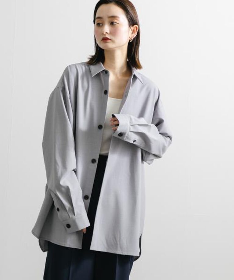SENSE OF PLACE by URBAN RESEARCH「SENSE OF PLACE 『ユニセックス』『イージーケア』カラールーズシャツ」|シャツ・ブラウス|