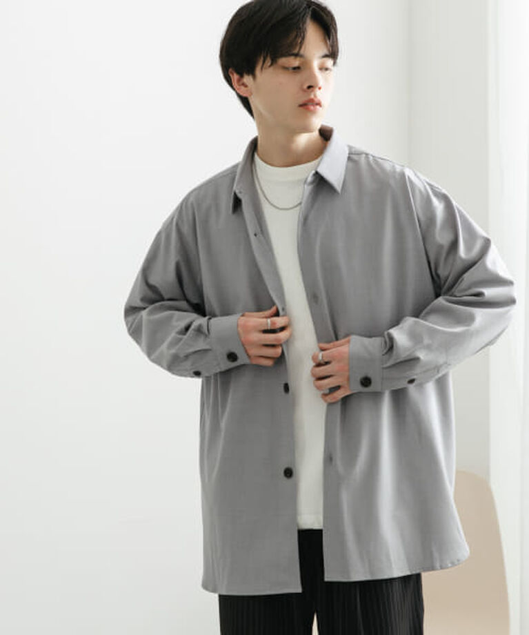 SENSE OF PLACE by URBAN RESEARCH「SENSE OF PLACE 『ユニセックス』『イージーケア』カラールーズシャツ」|シャツ・ブラウス|