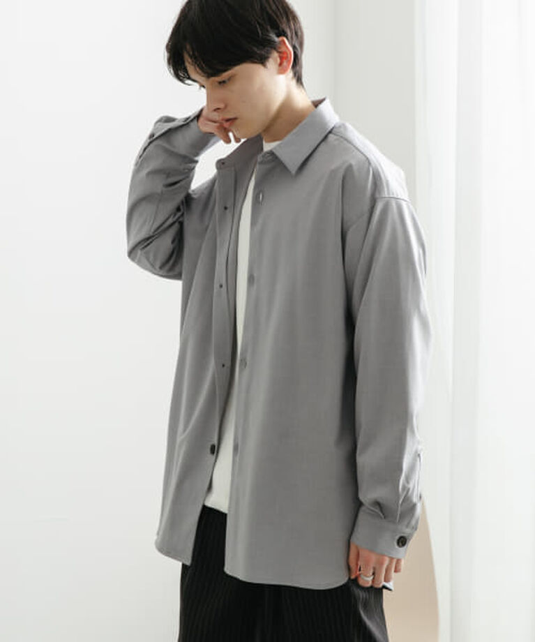 SENSE OF PLACE by URBAN RESEARCH「SENSE OF PLACE 『ユニセックス』『イージーケア』カラールーズシャツ」|シャツ・ブラウス|