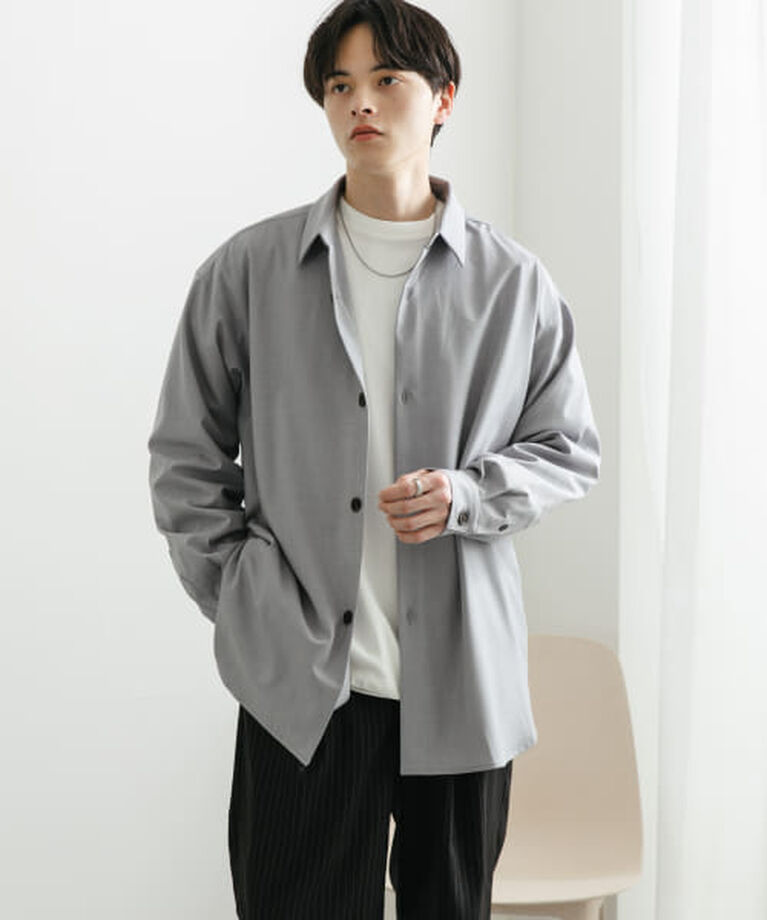 SENSE OF PLACE by URBAN RESEARCH「SENSE OF PLACE 『ユニセックス』『イージーケア』カラールーズシャツ」|シャツ・ブラウス|
