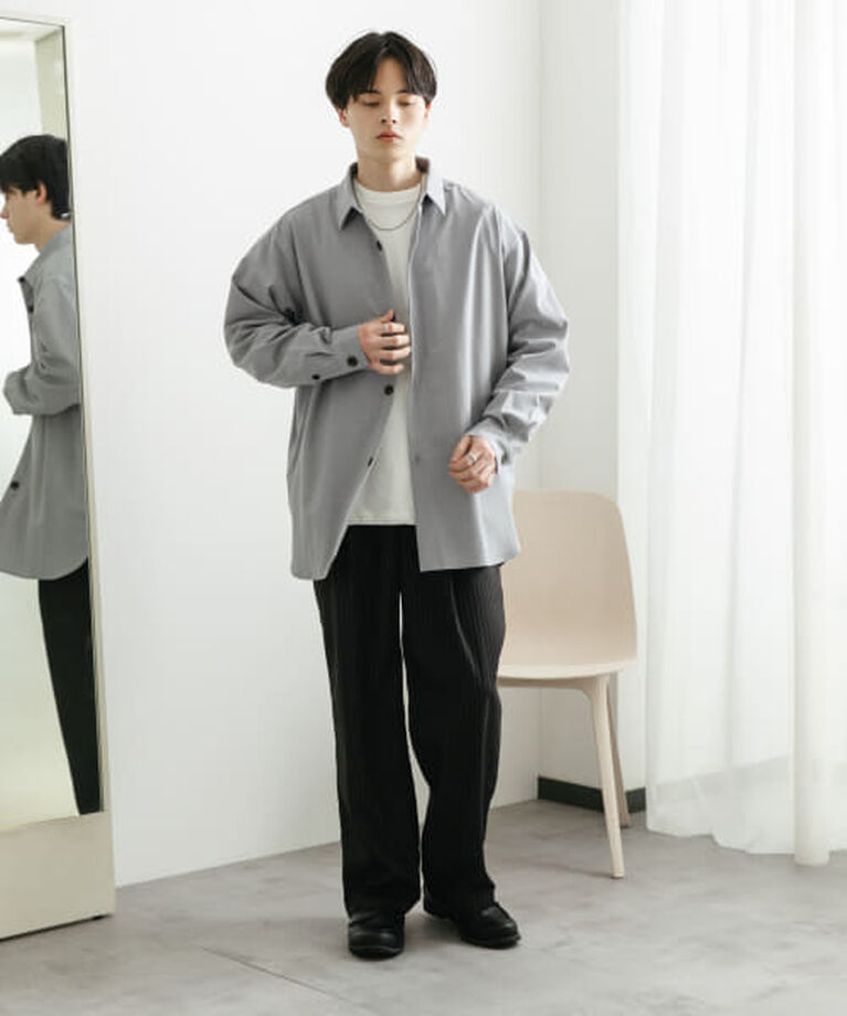 SENSE OF PLACE by URBAN RESEARCH「SENSE OF PLACE 『ユニセックス』『イージーケア』カラールーズシャツ」|シャツ・ブラウス|