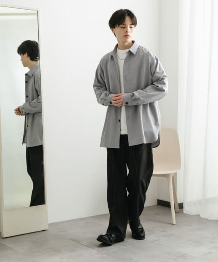 SENSE OF PLACE by URBAN RESEARCH「SENSE OF PLACE 『ユニセックス』『イージーケア』カラールーズシャツ」|シャツ・ブラウス|