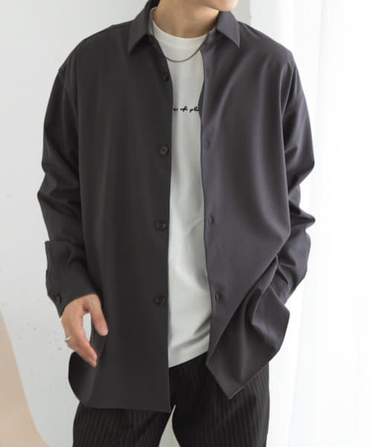 SENSE OF PLACE by URBAN RESEARCH「SENSE OF PLACE 『ユニセックス』『イージーケア』カラールーズシャツ」|シャツ・ブラウス|