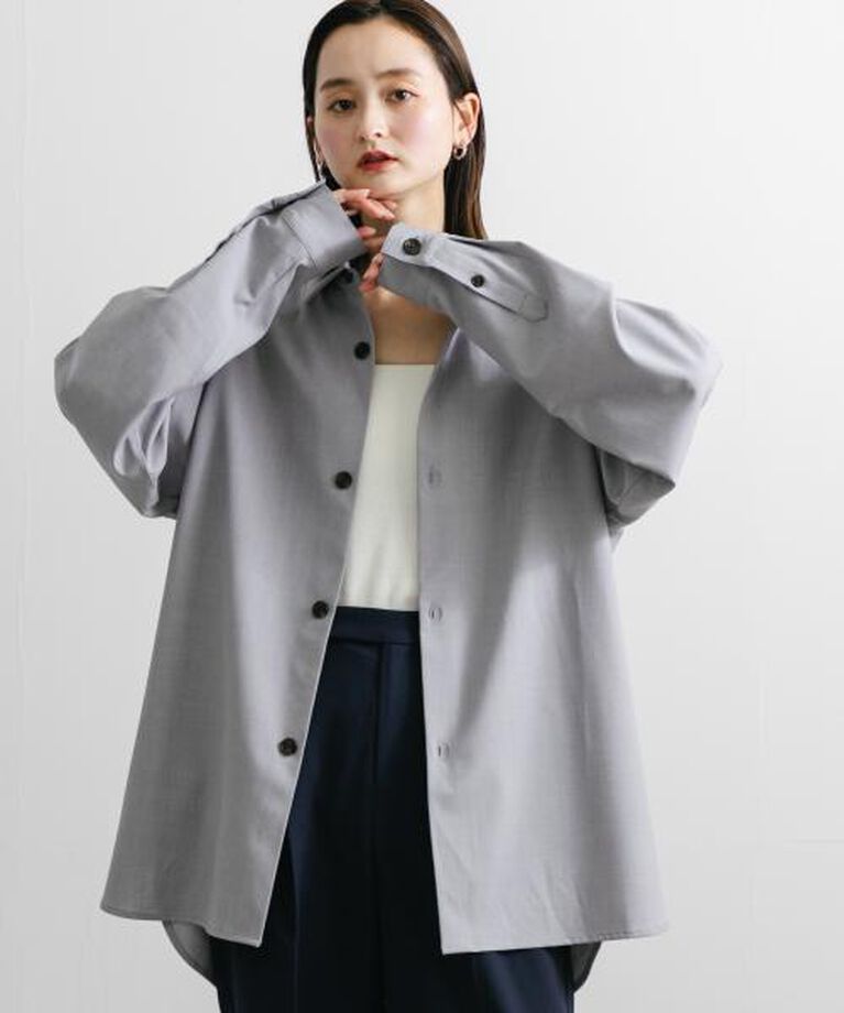 SENSE OF PLACE by URBAN RESEARCH「SENSE OF PLACE 『ユニセックス』『イージーケア』カラールーズシャツ」|シャツ・ブラウス|