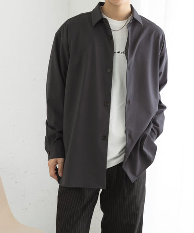 SENSE OF PLACE by URBAN RESEARCH「SENSE OF PLACE 『ユニセックス』『イージーケア』カラールーズシャツ」|シャツ・ブラウス|