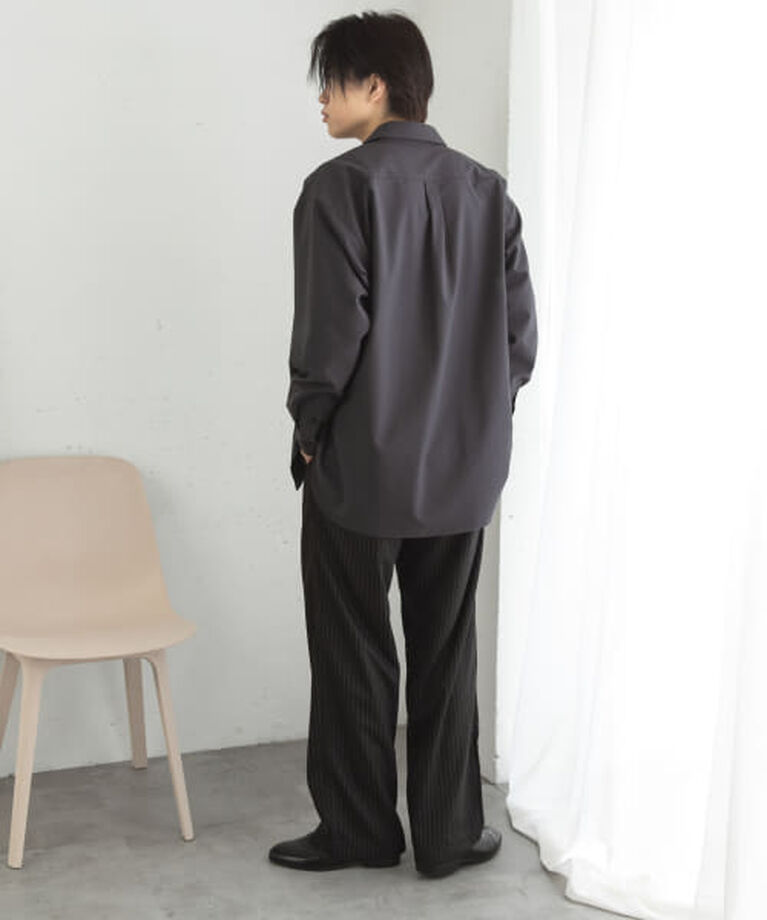 SENSE OF PLACE by URBAN RESEARCH「SENSE OF PLACE 『ユニセックス』『イージーケア』カラールーズシャツ」|シャツ・ブラウス|