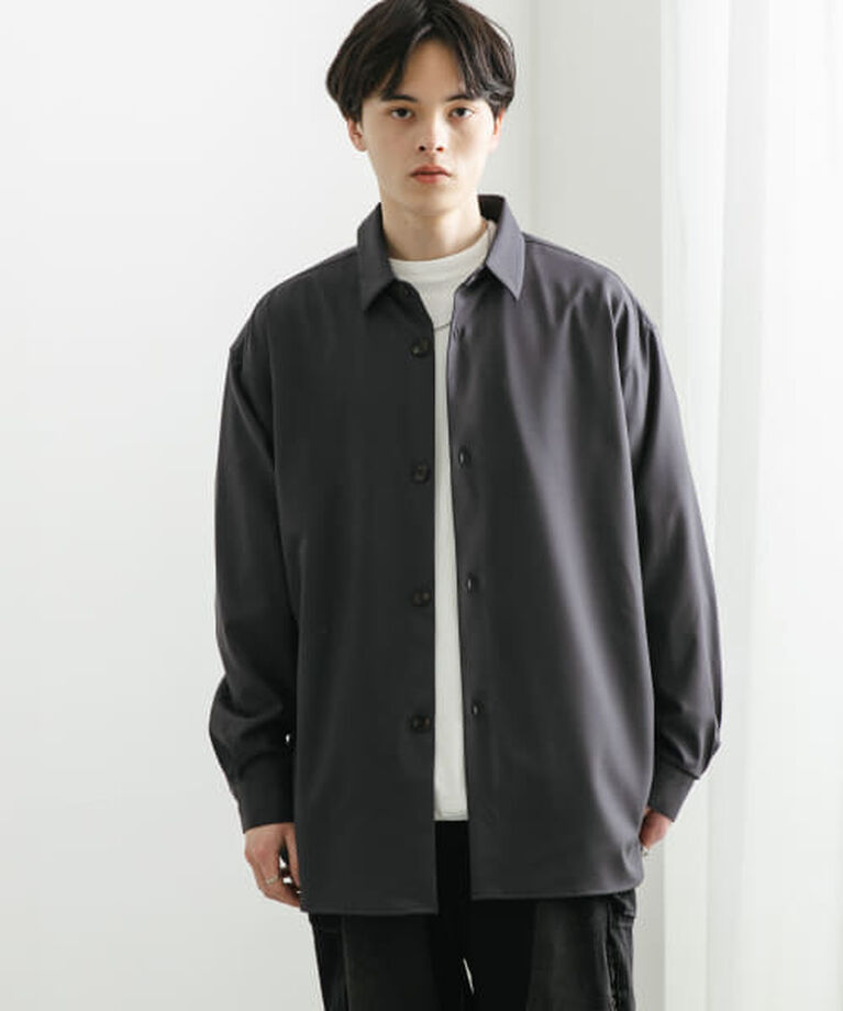 SENSE OF PLACE by URBAN RESEARCH「SENSE OF PLACE 『ユニセックス』『イージーケア』カラールーズシャツ」|シャツ・ブラウス|