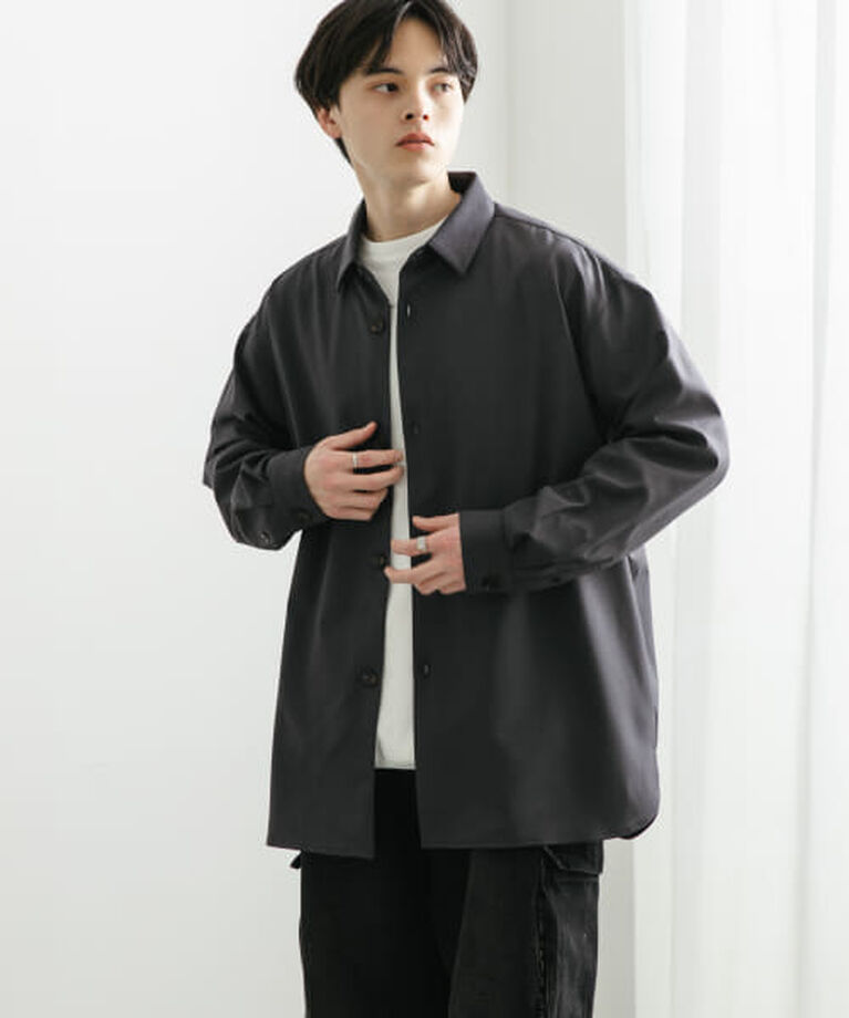 SENSE OF PLACE by URBAN RESEARCH「SENSE OF PLACE 『ユニセックス』『イージーケア』カラールーズシャツ」|シャツ・ブラウス|