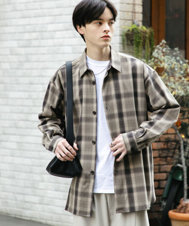SENSE OF PLACE by URBAN RESEARCH「SENSE OF PLACE 『ユニセックス』『イージーケア』カラールーズシャツ」|シャツ・ブラウス|