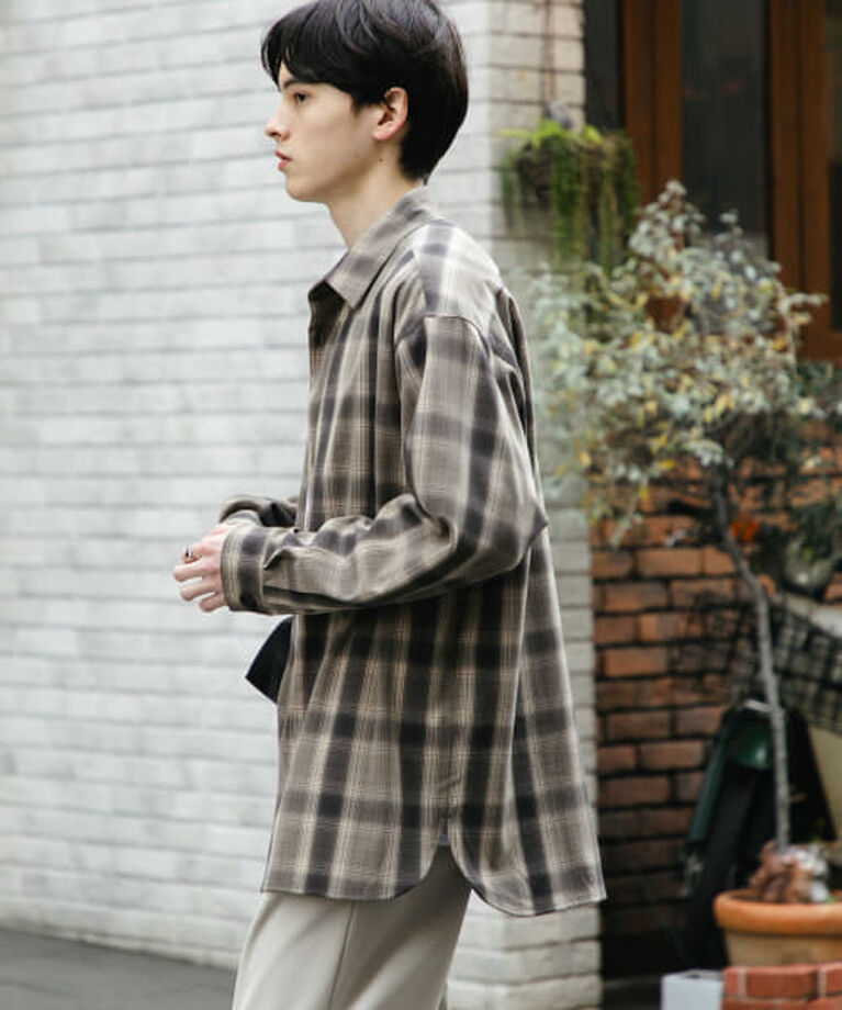 SENSE OF PLACE by URBAN RESEARCH「SENSE OF PLACE 『ユニセックス』『イージーケア』カラールーズシャツ」|シャツ・ブラウス|