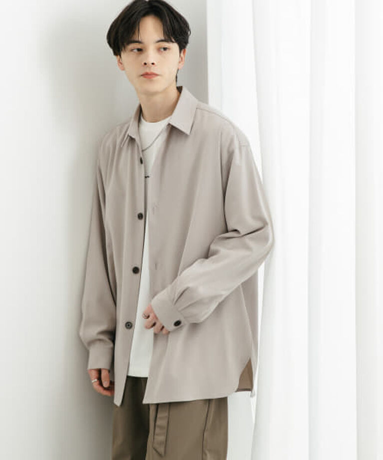 SENSE OF PLACE by URBAN RESEARCH「SENSE OF PLACE 『ユニセックス』『イージーケア』カラールーズシャツ」|シャツ・ブラウス|