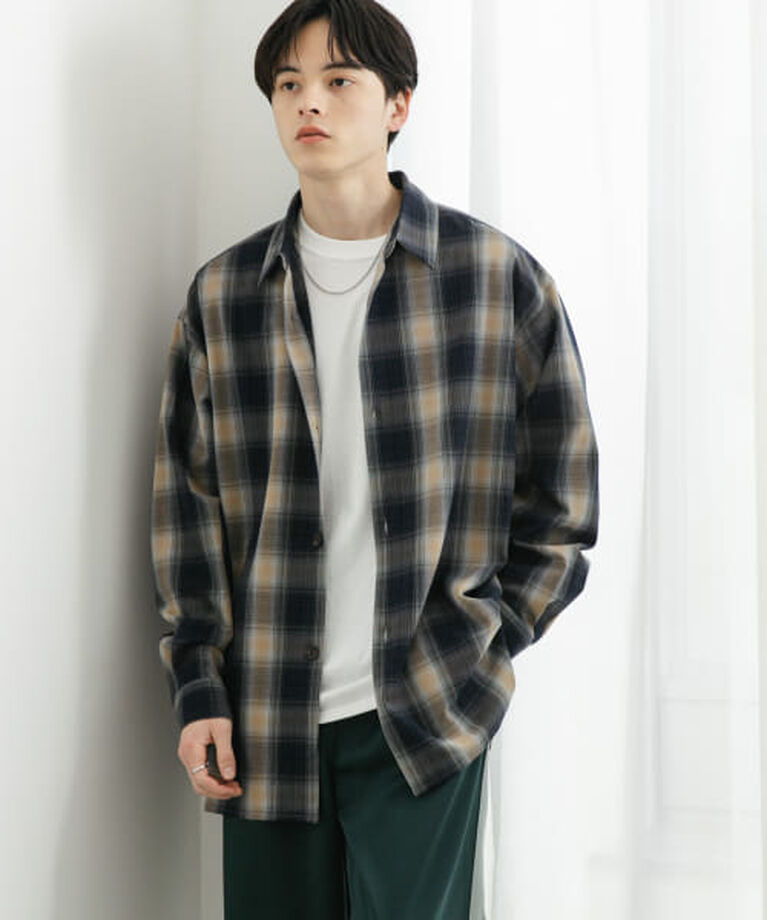 SENSE OF PLACE by URBAN RESEARCH「SENSE OF PLACE 『ユニセックス』『イージーケア』カラールーズシャツ」|シャツ・ブラウス|