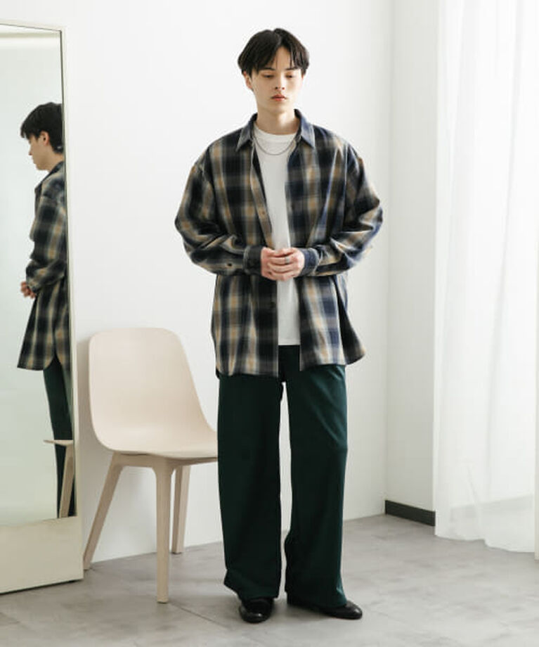 SENSE OF PLACE by URBAN RESEARCH「SENSE OF PLACE 『ユニセックス』『イージーケア』カラールーズシャツ」|シャツ・ブラウス|