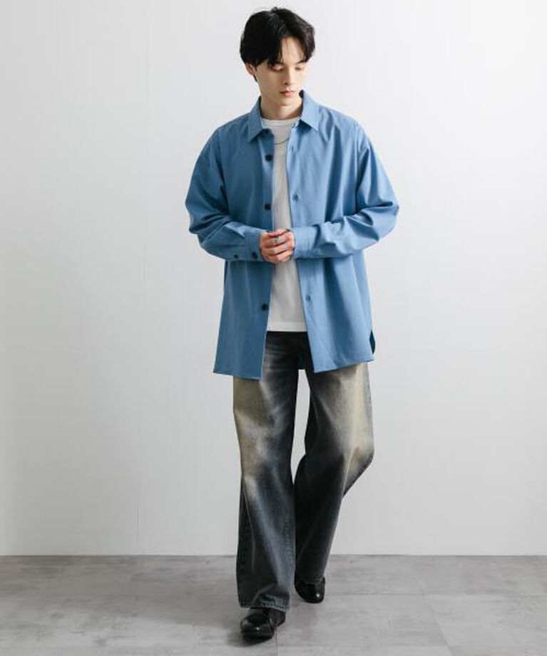 SENSE OF PLACE by URBAN RESEARCH「SENSE OF PLACE 『ユニセックス』『イージーケア』カラールーズシャツ」|シャツ・ブラウス|