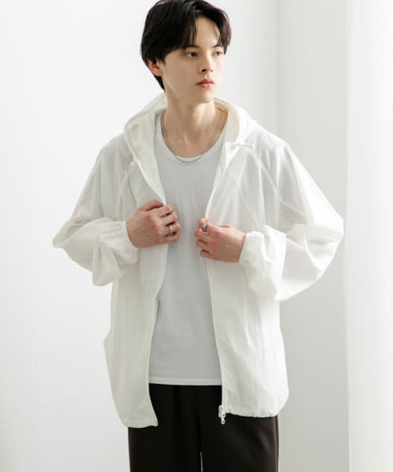 SENSE OF PLACE by URBAN RESEARCH「SENSE OF PLACE 『ユニセックス』『UVカット / 撥水』ライトフーディージップパーカー」|その他|