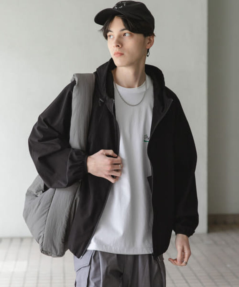 SENSE OF PLACE by URBAN RESEARCH「SENSE OF PLACE 『ユニセックス』『UVカット / 撥水』ライトフーディージップパーカー」|その他|BLACK