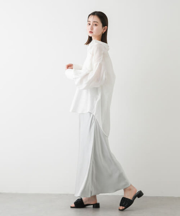 SENSE OF PLACE by URBAN RESEARCH「SENSE OF PLACE タックポケットシアーストライプシャツ」|シャツ・ブラウス|