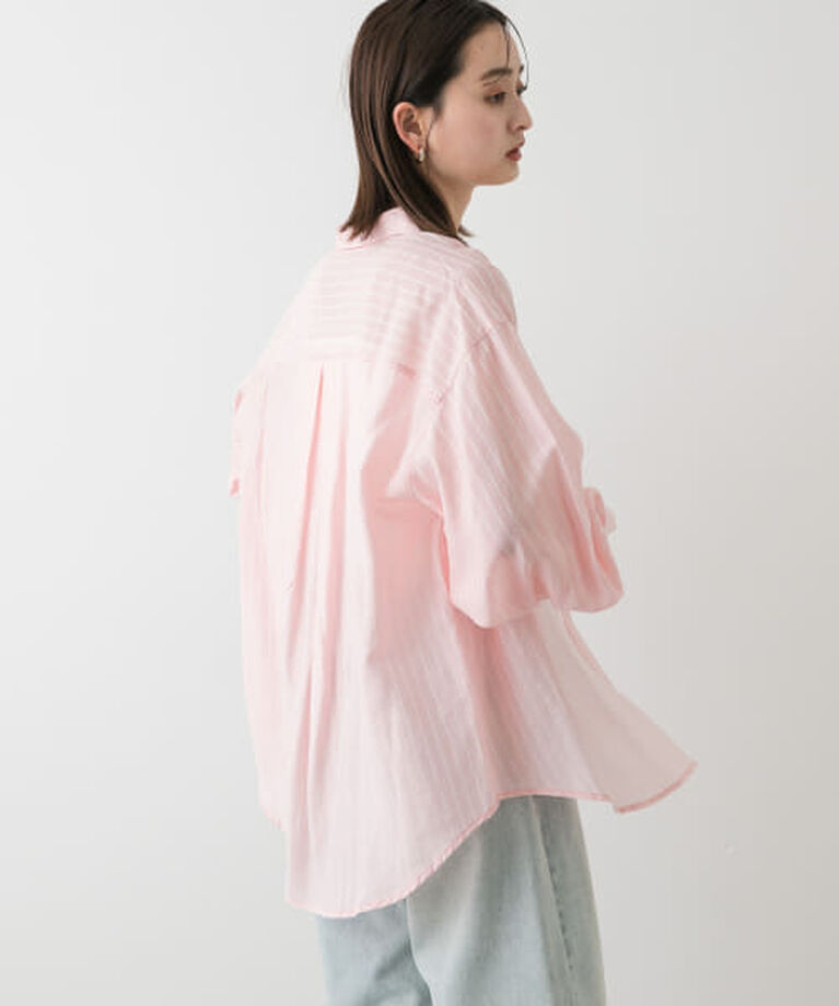 SENSE OF PLACE by URBAN RESEARCH「SENSE OF PLACE タックポケットシアーストライプシャツ」|シャツ・ブラウス|