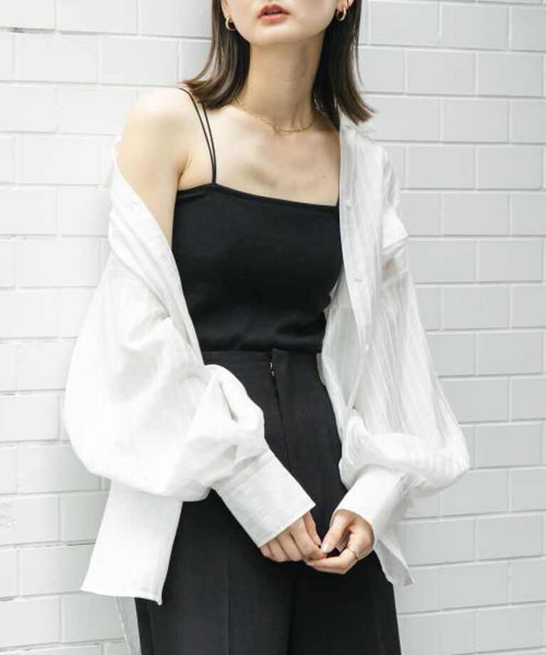 SENSE OF PLACE by URBAN RESEARCH「SENSE OF PLACE タックポケットシアーストライプシャツ」|シャツ・ブラウス|