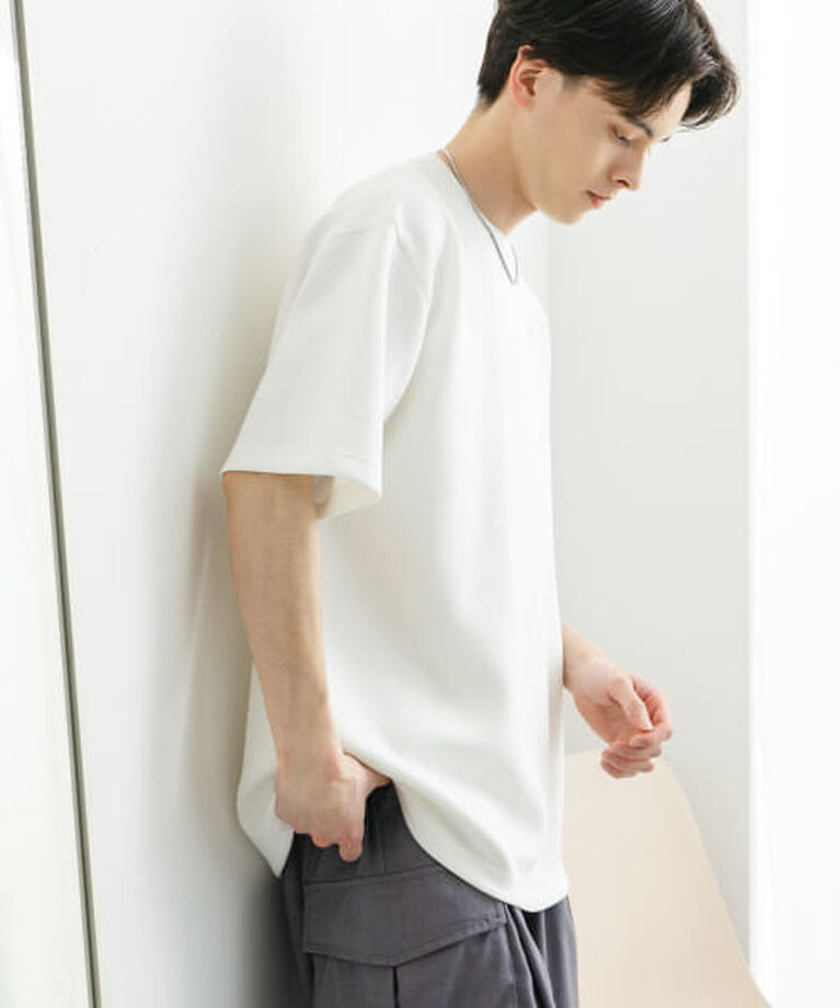 SENSE OF PLACE by URBAN RESEARCH「SENSE OF PLACE 『一部WEB限定カラー』『ユニセックス』ダンボールポンチショートスリーブTシャツ」|Tシャツ・カットソー|