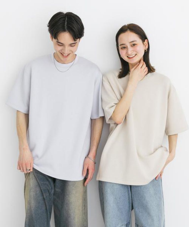 SENSE OF PLACE by URBAN RESEARCH「SENSE OF PLACE 『一部WEB限定カラー』『ユニセックス』ダンボールポンチショートスリーブTシャツ」|Tシャツ・カットソー|
