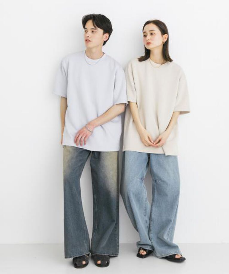 SENSE OF PLACE by URBAN RESEARCH「SENSE OF PLACE 『一部WEB限定カラー』『ユニセックス』ダンボールポンチショートスリーブTシャツ」|Tシャツ・カットソー|