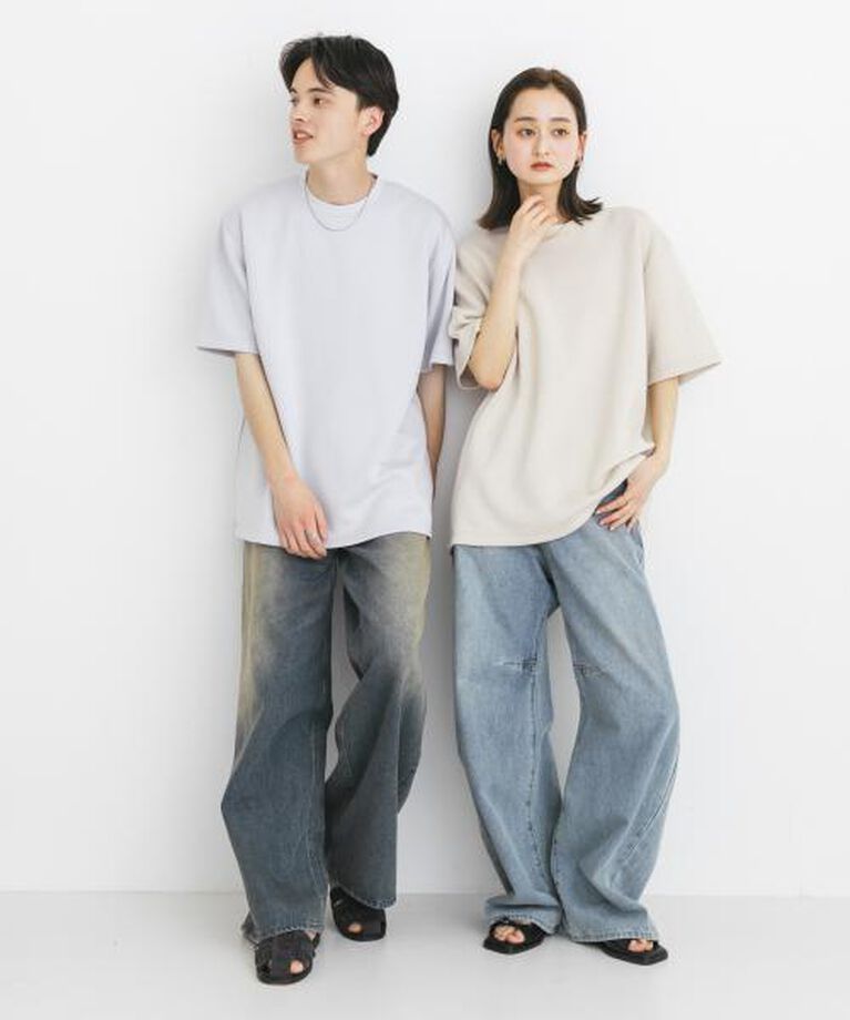 SENSE OF PLACE by URBAN RESEARCH「SENSE OF PLACE 『一部WEB限定カラー』『ユニセックス』ダンボールポンチショートスリーブTシャツ」|Tシャツ・カットソー|