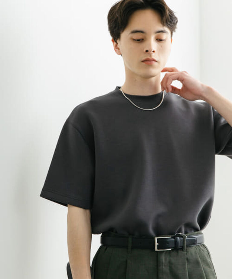 SENSE OF PLACE by URBAN RESEARCH「SENSE OF PLACE 『一部WEB限定カラー』『ユニセックス』ダンボールポンチショートスリーブTシャツ」|Tシャツ・カットソー|CHARCOAL