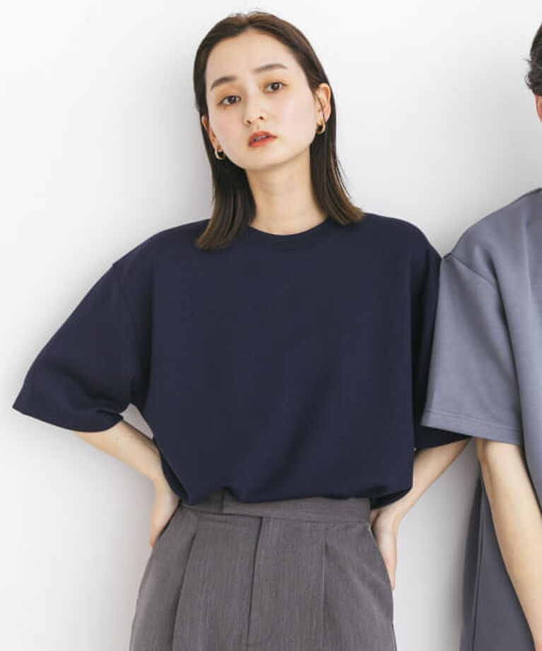 SENSE OF PLACE by URBAN RESEARCH「SENSE OF PLACE 『一部WEB限定カラー』『ユニセックス』ダンボールポンチショートスリーブTシャツ」|Tシャツ・カットソー|D.NAVY