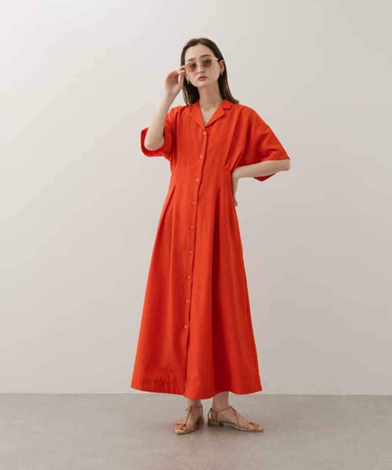 SENSE OF PLACE by URBAN RESEARCH「SENSE OF PLACE ウエストタックシャツワンピース」|ワンピース|