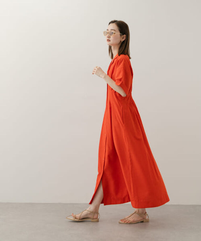 SENSE OF PLACE by URBAN RESEARCH「SENSE OF PLACE ウエストタックシャツワンピース」|ワンピース|
