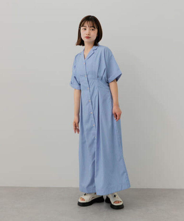 SENSE OF PLACE by URBAN RESEARCH「SENSE OF PLACE ウエストタックシャツワンピース」|ワンピース|