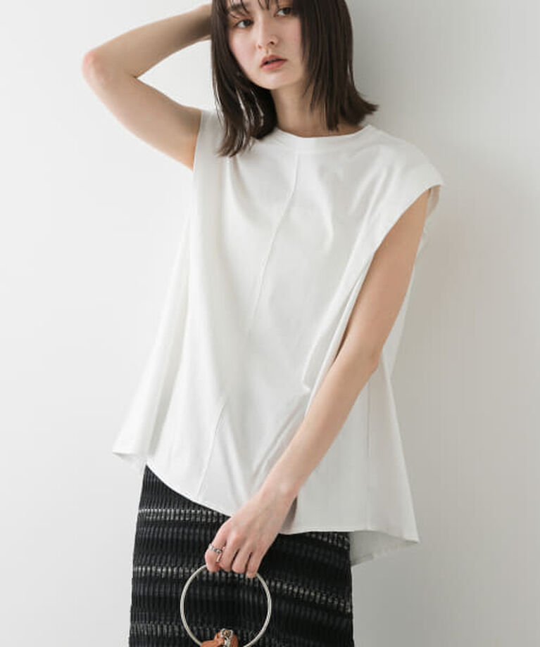 SENSE OF PLACE by URBAN RESEARCH「SENSE OF PLACE ショルダータックフレアカットトップ」|Tシャツ・カットソー|