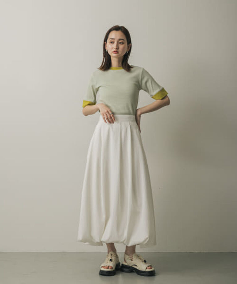 SENSE OF PLACE by URBAN RESEARCH「SENSE OF PLACE 『一部WEB限定カラー』クルーネックリンガーボーダーTシャツ(5分袖)」|Tシャツ・カットソー|