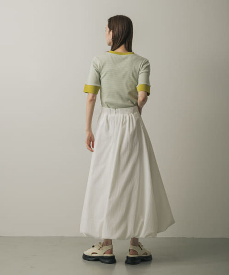 SENSE OF PLACE by URBAN RESEARCH「SENSE OF PLACE 『一部WEB限定カラー』クルーネックリンガーボーダーTシャツ(5分袖)」|Tシャツ・カットソー|