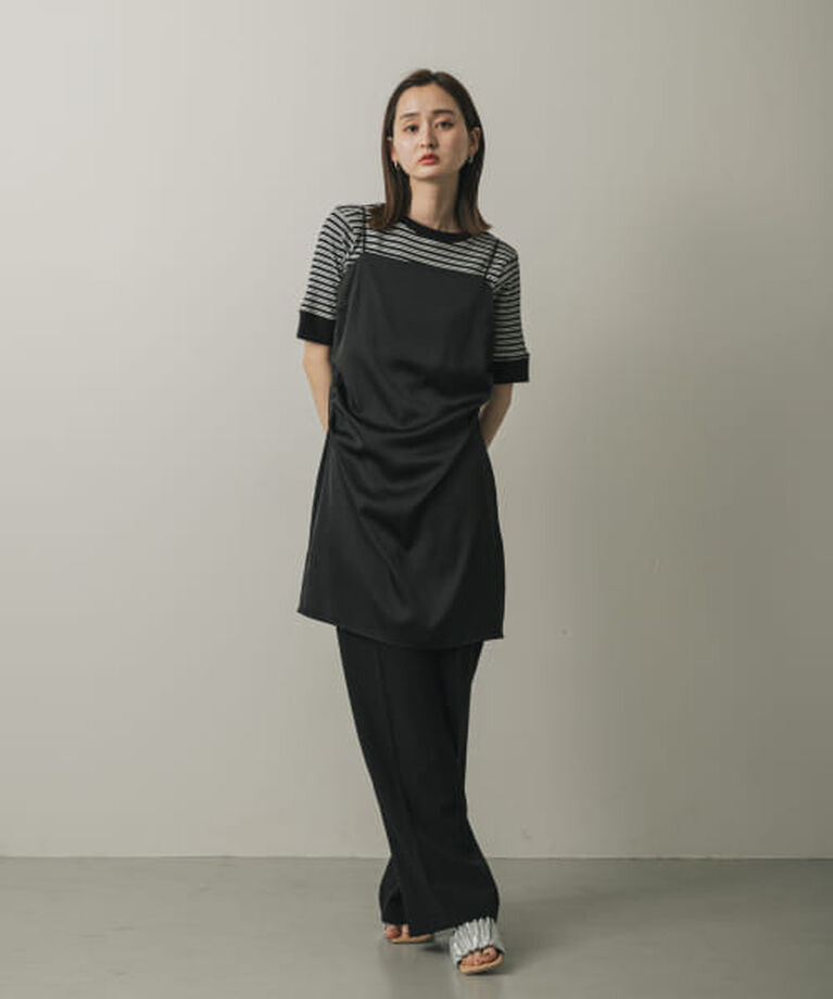 SENSE OF PLACE by URBAN RESEARCH「SENSE OF PLACE 『一部WEB限定カラー』クルーネックリンガーボーダーTシャツ(5分袖)」|Tシャツ・カットソー|